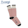 CORGI柯基英国进口袜子间隔条纹纯棉中长筒袜秋冬季男女同款 商品缩略图1