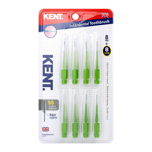 英国KENT肯特超细牙间刷牙缝刷牙齿间隙刷牙缝牙套清洁工具牙签刷 商品图4