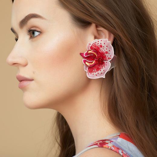 北京仓｜Mignonne Gavigan-Orchid-御廷兰花 耳环（流苏款） ［美国设计师］ 商品图0