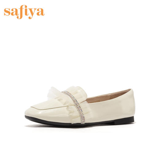 商场同款 |Safiya/索菲娅2020春季甜美装饰单鞋女方头低跟乐福鞋SF01111032 商品图0