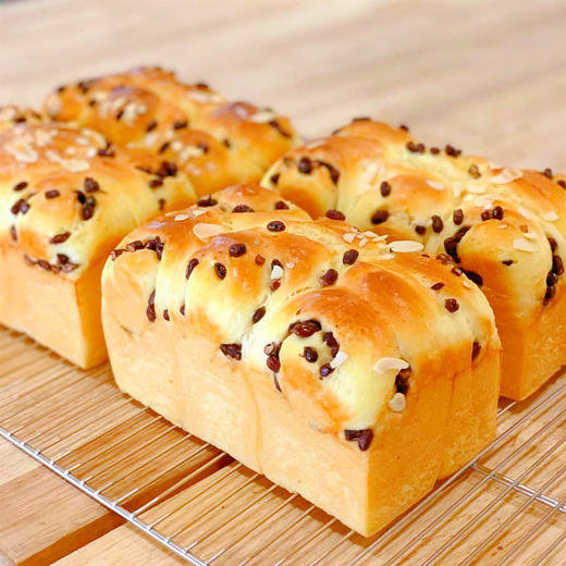 🍞手撕杏仁红豆吐司Almond Flakes Red Bean Loaf 商品图0