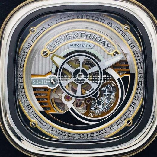 SV七个星期五，原装316L不锈钢表带，市场最高版本，男士腕表，自动机械机芯，钢表带+送皮表带，密底。 商品图4