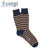 【Dr.who同款】CORGI柯基英国进口男士袜子间隔条纹印花棉质中长筒袜 商品缩略图0