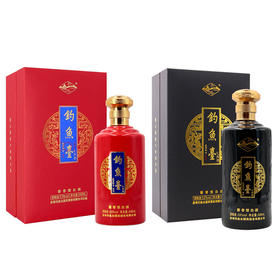 【推荐】钓鱼台礼宾酒红+黑    组合装  500ml*2