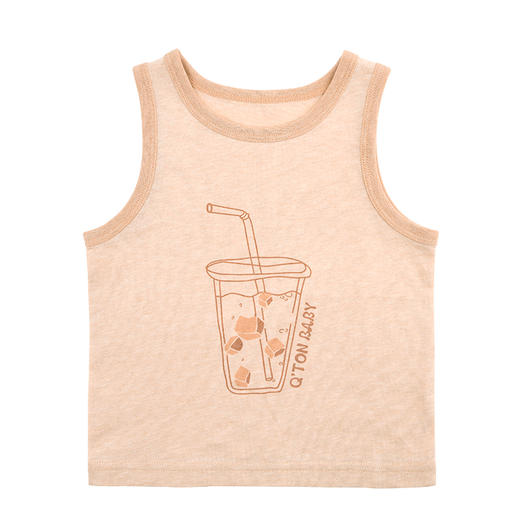 棉果果夏季新疆彩棉纯棉套头圆领T恤背心M201170120213 商品图2