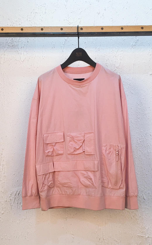 DEC P91906122 进口面料工装口袋设计卫衣 商品图3