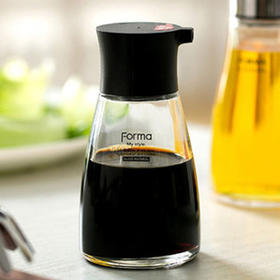 日本Asvel玻璃调味瓶（黑色）