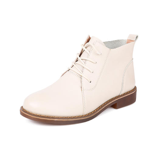 西村名物女款系带舒适休闲短靴X29DS40051 商品图0