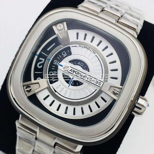 SV七个星期五，原装316L不锈钢表带，市场最高版本，男士腕表，自动机械机芯，钢表带+送皮表带，密底。 商品图2