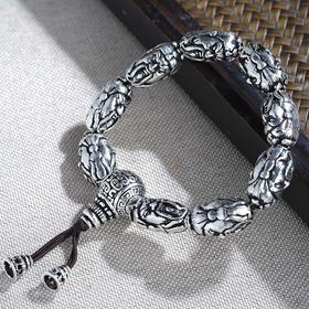 子佩集S990银关公手串【HC31061】仿古手链203