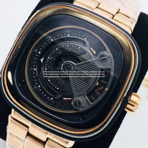 SV七个星期五，原装316L不锈钢表带，市场最高版本，男士腕表，自动机械机芯，钢表带+送皮表带，密底。 商品图2