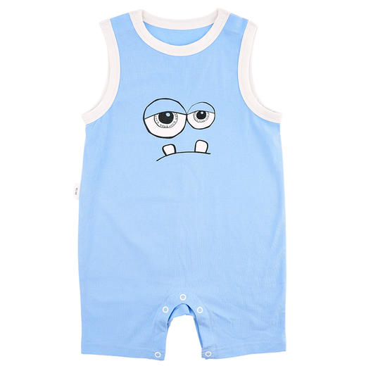 棉果果夏季男童背心连体衣连身衣哈衣M212724220324 商品图5