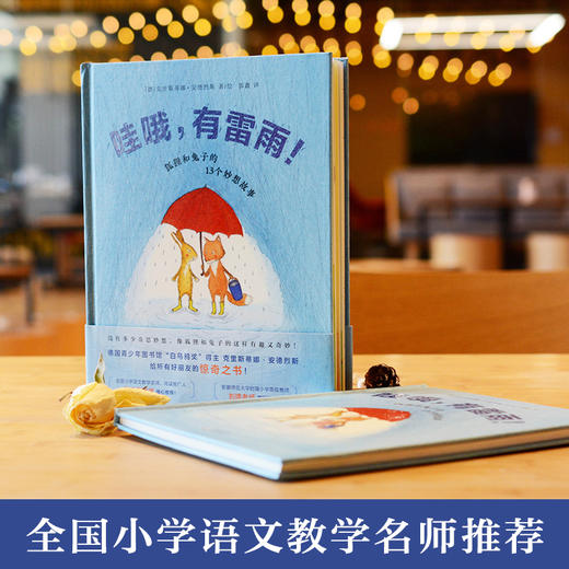 【5-8 岁】哇哦，有雷雨！——狐狸和兔子的13个妙想故事（7-12岁）“全国百班千人读写计划”共读书目！德国青少年图书馆“白乌鸦奖”得主给小朋友的惊奇之书！ 商品图2