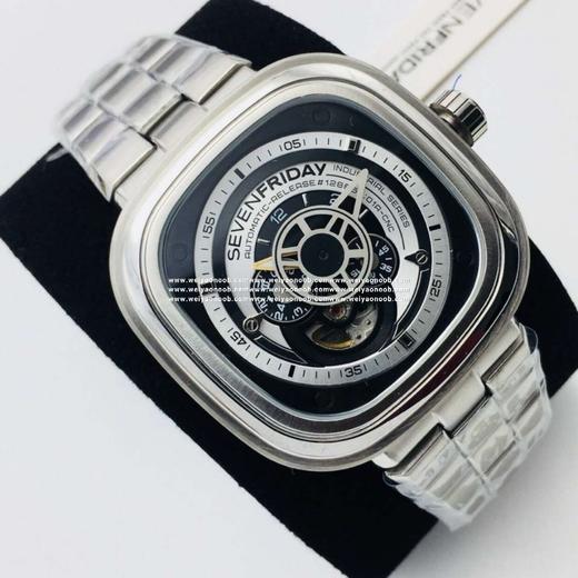SV七个星期五，原装316L不锈钢表带，市场最高版本，男士腕表，自动机械机芯，钢表带+送皮表带，密底。 商品图3