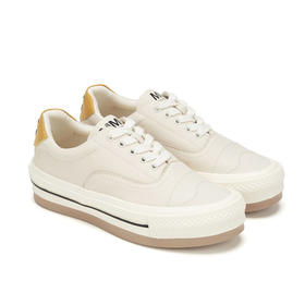 西村名物女鞋2019秋款系带休闲板鞋X29CM32491