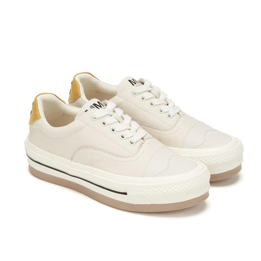 西村名物女鞋2019秋款系带休闲板鞋X29CM32491 商品图0