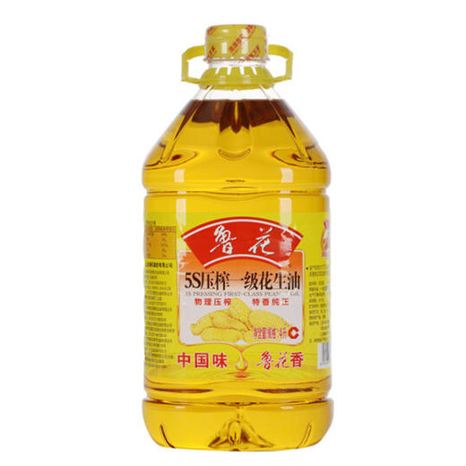 华亿优选 鲁花5S压榨一级花生油5L/桶 非转基因 商品图0