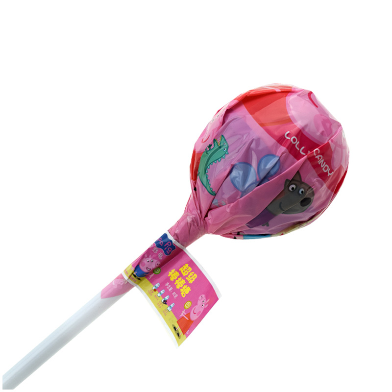 小猪佩奇粉色超级棒棒糖80g(W)