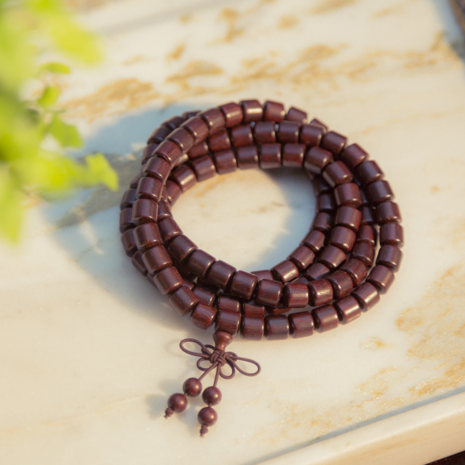 「小叶紫檀」 筒珠手串（108颗）