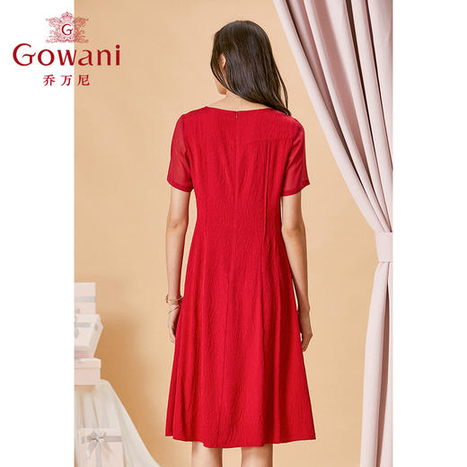 乔万尼波萨诺瓦红衬肤优雅连衣裙ES2E103 商品图4