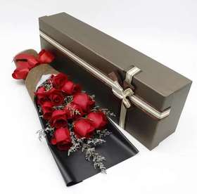 花的恋人     11支红玫瑰，情人草搭配（1851）