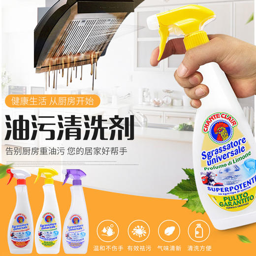 意大利大公鸡头-万能清洁剂/625ml/紫色薰衣草/黄色柠檬/红色马赛皂香-会员5折随机发货 商品图2