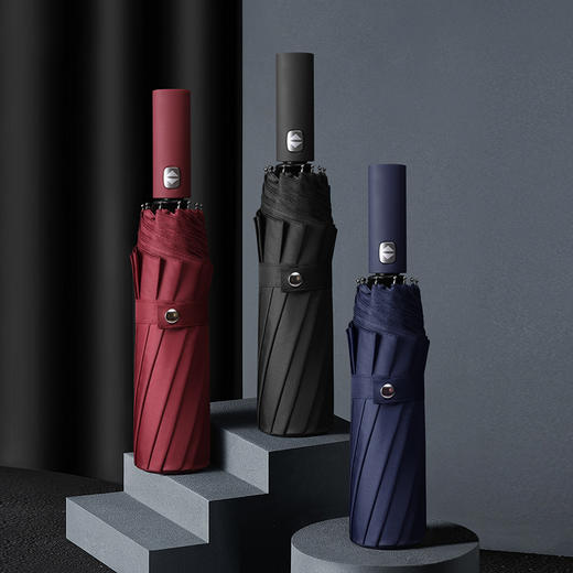 美人鱼全自动雨伞大号折叠S遮阳伞男女晴雨两用超大定制 商品图0