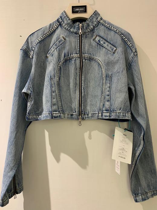 deepmoss 浅蓝立领牛仔短夹克 lt20ssCT06YNZ2-1 商品图1
