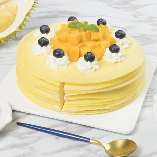 招牌榴莲芒果双拼千层7寸18磅m882