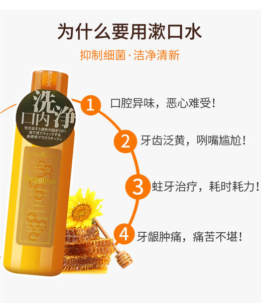日本/比那氏蜂胶除臭漱口水600ml-会员6折 商品图1