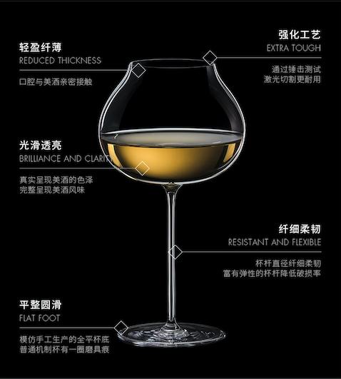 RONA/洛娜 勃艮第白水晶酒杯 斯洛伐克水晶杯LINEA UMANA韵雅系列 商品图1