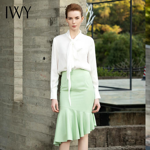 IWY/气质白色衬衫201050B1 商品图3