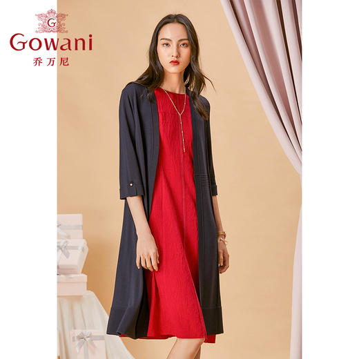 乔万尼波萨诺瓦红衬肤优雅连衣裙ES2E103 商品图3