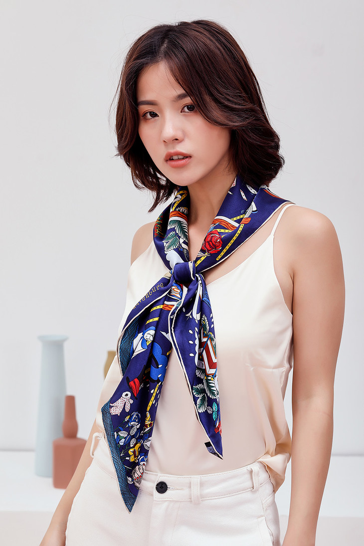 川朴神秘园之歌&情人节限定款玫瑰人生&魔法小姐真丝丝巾