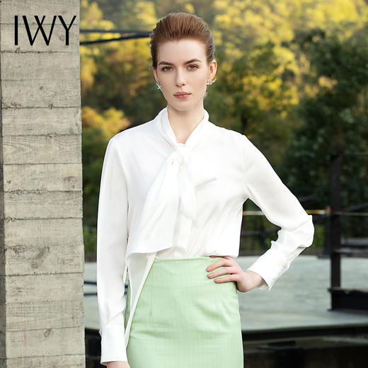 IWY/气质白色衬衫201050B1 商品图5