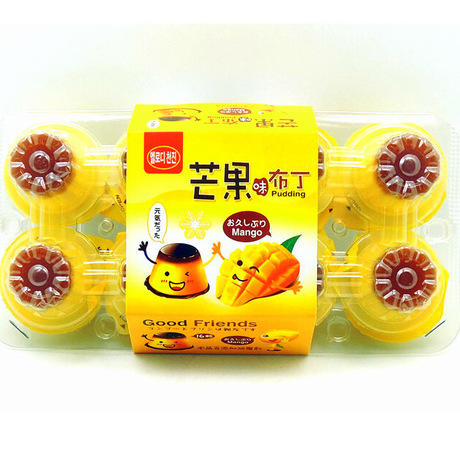 美乐津芒果布丁/牛奶布丁（随机发）432g*16颗一组 商品图0