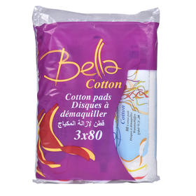 法国 贝儿娜 长绒化妆棉80片*3 特惠装 到26年10月