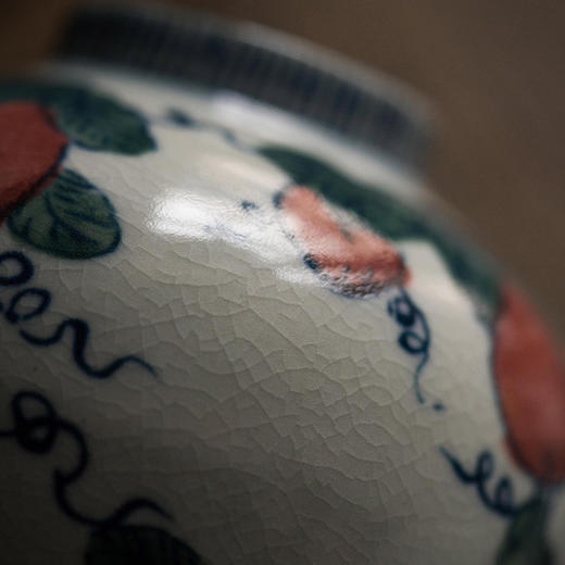 「仿古元青花陶瓷茶叶罐」密封罐景德镇手工大号茶仓家用茶道配件 商品图3