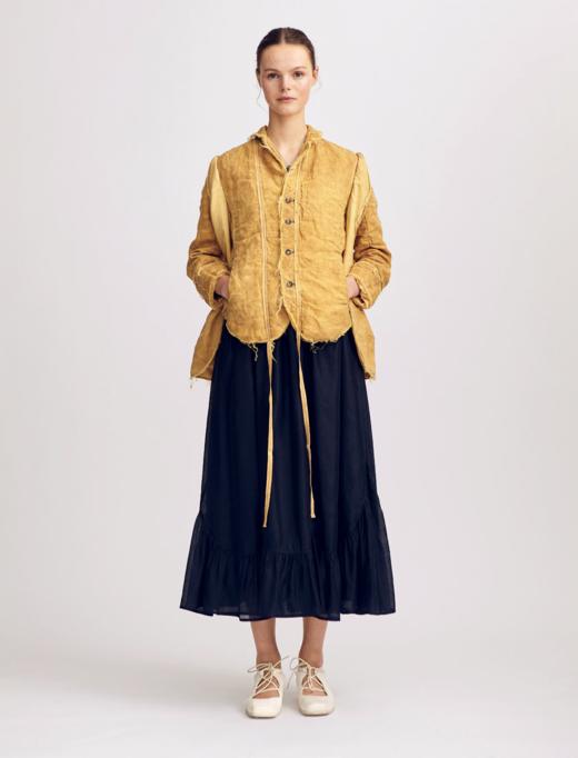 RENLISU  琥珀黄刺绣拼接短外套 商品图3