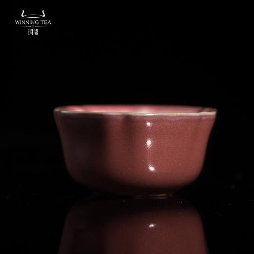 问鼎汝瓷萼红系列品杯经典款萼红月白大菩提杯 四方杯 宝相杯单杯 商品图1