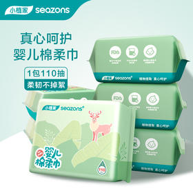 中/小植家干湿两用巾100片