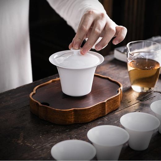 YELINE 耶里尼 手作原木干泡茶盘 远山 商品图4