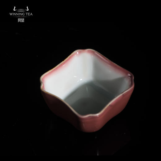 问鼎汝瓷萼红系列品杯经典款萼红月白大菩提杯 四方杯 宝相杯单杯 商品图3