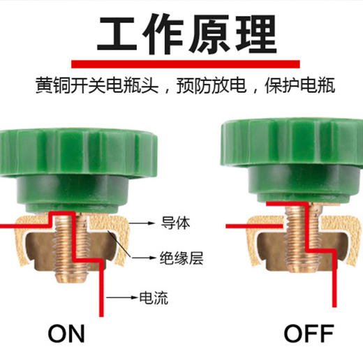 纯铜电瓶断电开关 汽车电瓶开关 汽车改装件开关 防漏电保护开关 商品图1