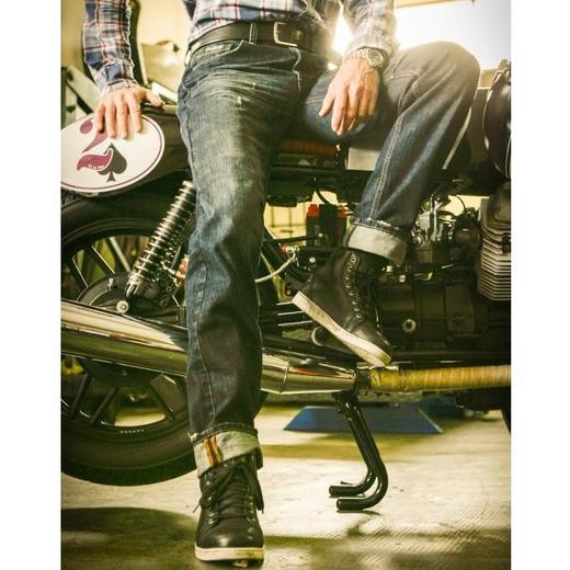 意大利制造PMJ 咖啡骑士Caferacer 修身牛仔裤 凯夫拉内衬 KNOX护具 商品图0