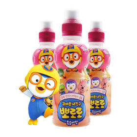 啵乐乐水蜜桃味饮料235ml