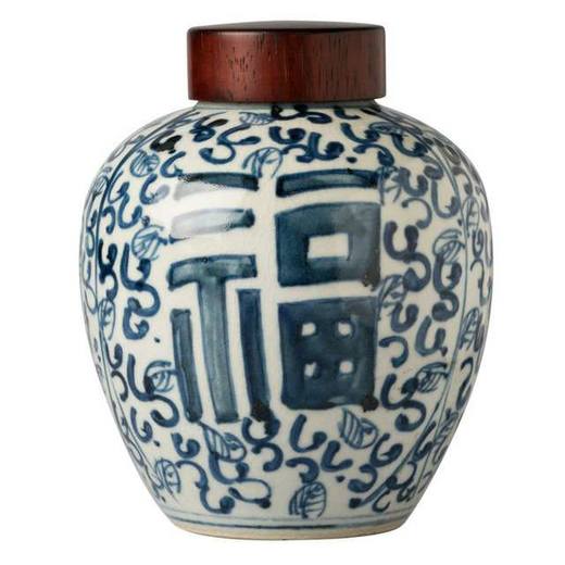 「仿古元青花陶瓷茶叶罐」密封罐景德镇手工大号茶仓家用茶道配件 商品图4