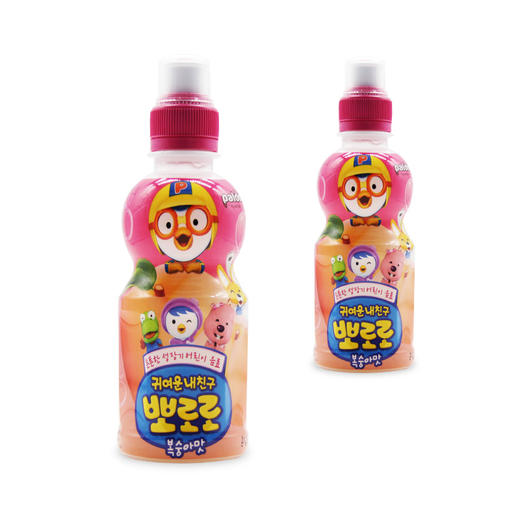 啵乐乐水蜜桃味饮料235ml 商品图2
