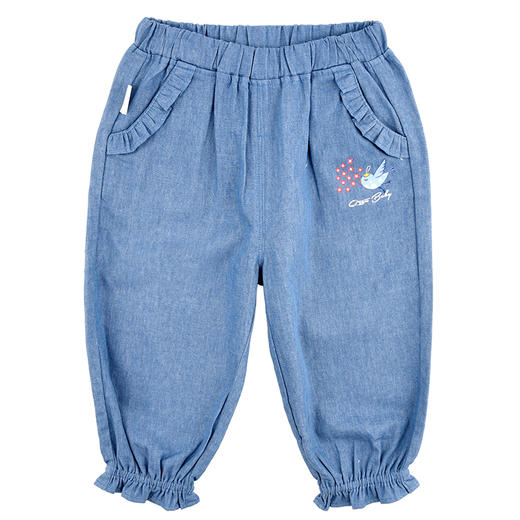 棉果果夏季女童休闲九分裤M222208220275 商品图3