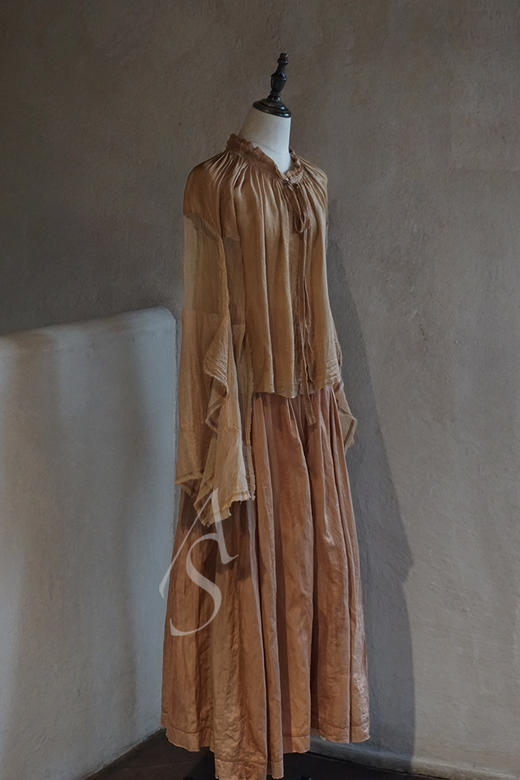 Phaedo  柿染开袖法式上衣 商品图2